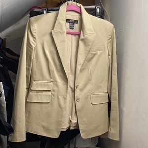 Tan suit jacket